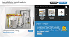 Desktop Screenshot of coating-solution.com